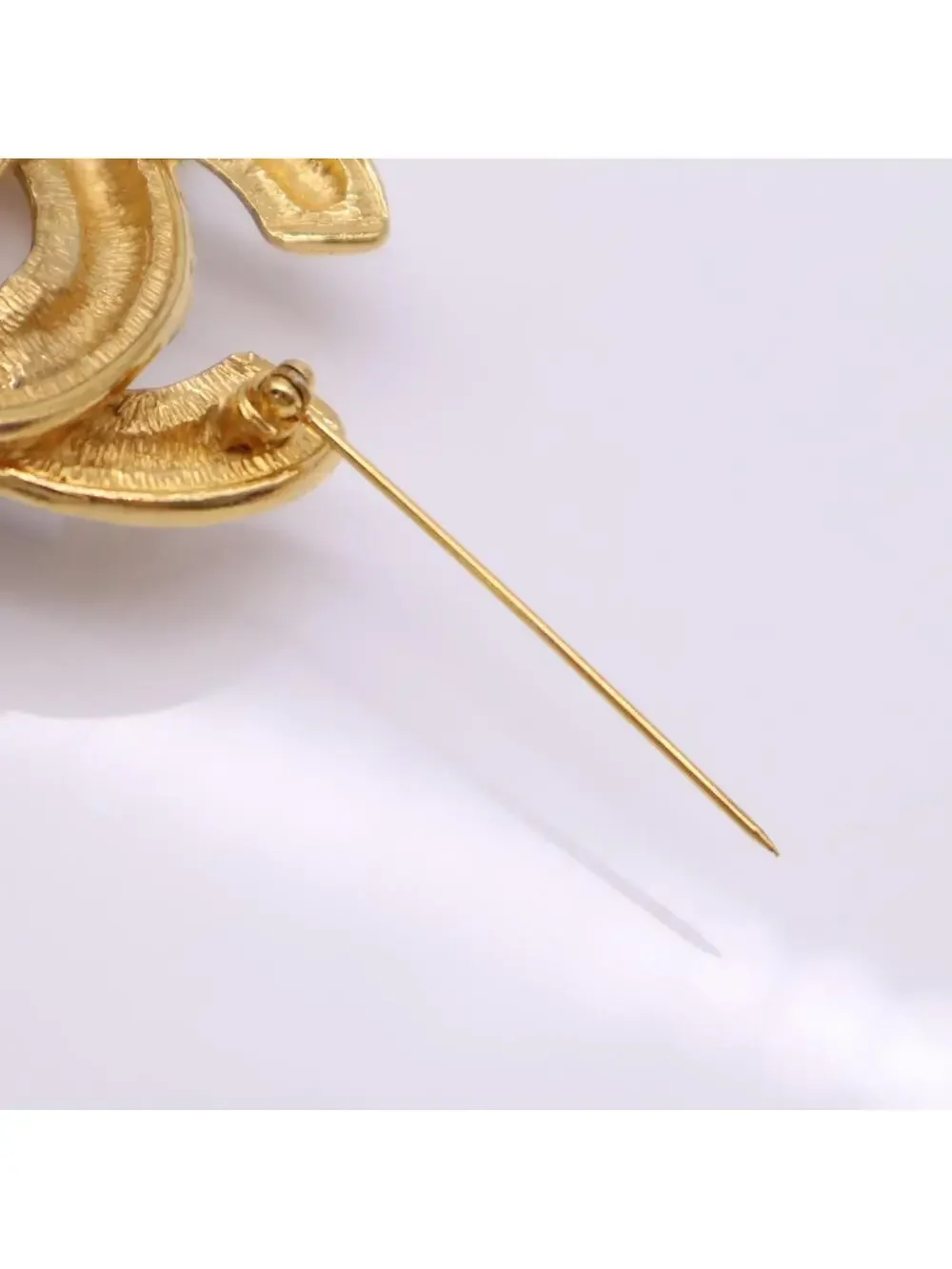 Chanel Cc Logo Brooch Metal #357836C77B